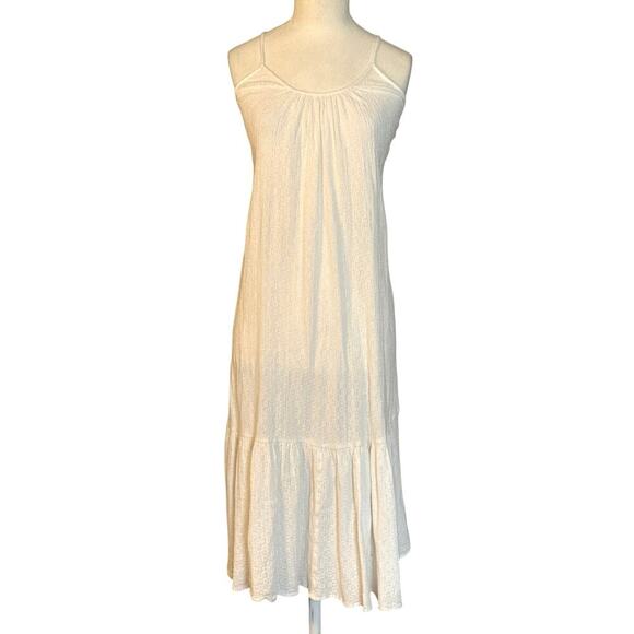 Billabong Ready For Sun - Beach Cover- Up Womens Size M Ecru - Picture 4 of 10